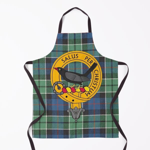 Aperçu de l'œuvre Blason d'Abernethy et tartan de chasse Leslie créée et vendue par Kirrindy Designs.