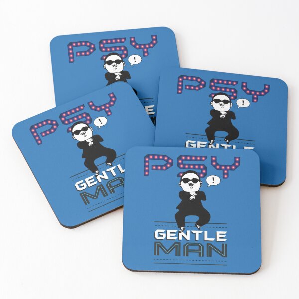 Item preview, PSY Gentleman Neon Light Retro Pop Graphic Design designed and sold by moamaxshop.