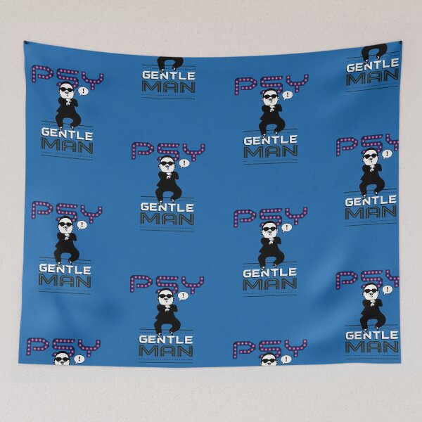 Item preview, PSY Gentleman Neon Light Retro Pop Graphic Design designed and sold by moamaxshop.