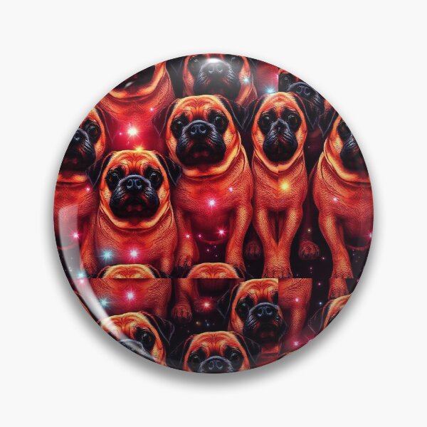 Item preview, Pug dog night time  designed and sold by netz28.