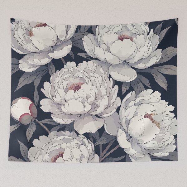 Item preview, Peonies vintage pattern designed and sold by Grypis.