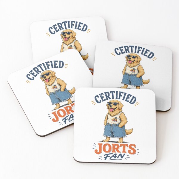 Item preview, Jorts Season Certified Jorts Fan Golden Retriever Dog designed and sold by MayaDelaye.