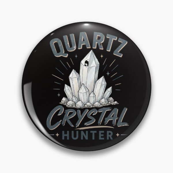 Item preview, Quartz Crystal Hunter Rockhounding Design for Crystal Collectors and Geology Enthusiasts designed and sold by Tadeusz1.