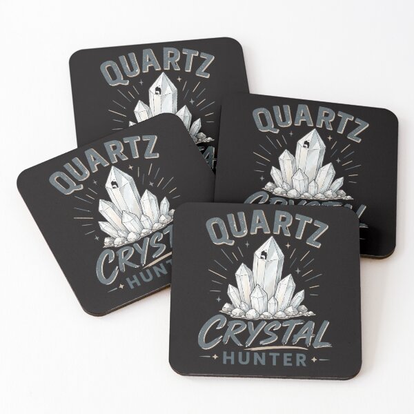 Item preview, Quartz Crystal Hunter Rockhounding Design for Crystal Collectors and Geology Enthusiasts designed and sold by Tadeusz1.