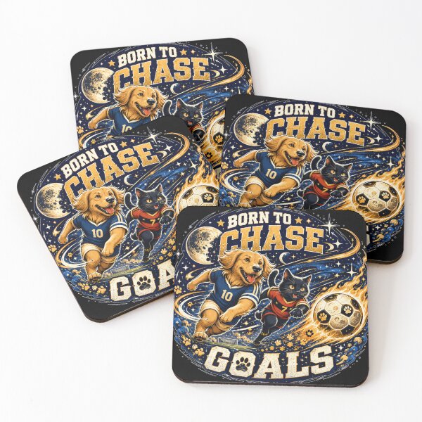 Item preview, Born To Chase Goals Soccer Pets designed and sold by MoonStitch.