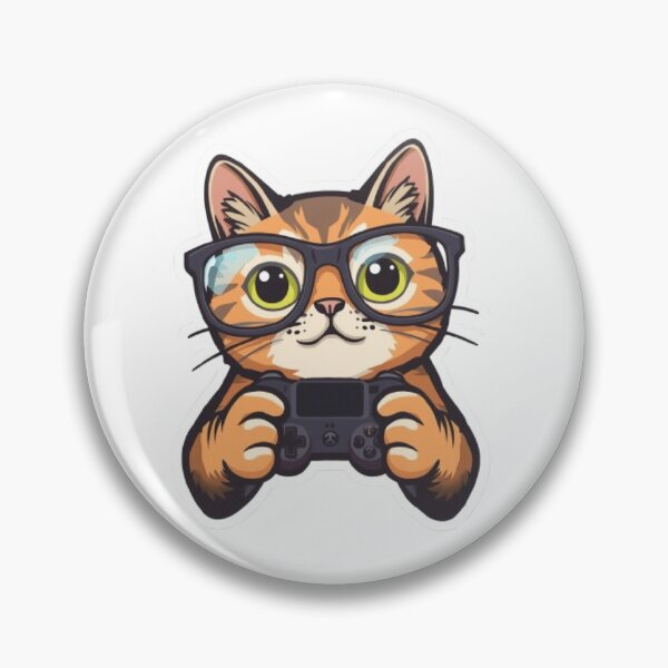 Item preview, Meowster Gamer Funny Sticker designed and sold by Stylestickers55.