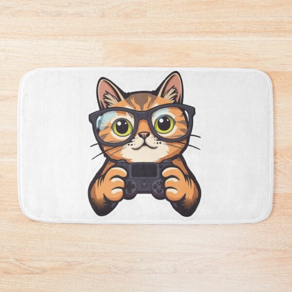 Item preview, Meowster Gamer Funny Sticker designed and sold by Stylestickers55.
