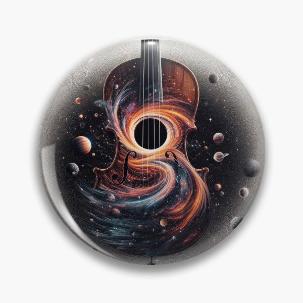 Item preview, Cosmic Violin - International Jazz Day designed and sold by Art-Arcade6.