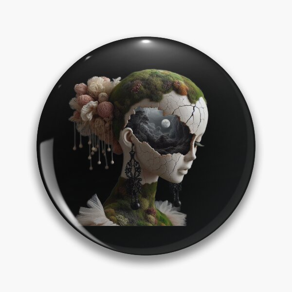 Item preview, Nature's Decay – Cracked Moss Doll and Midnight Moon designed and sold by LujziWorld.