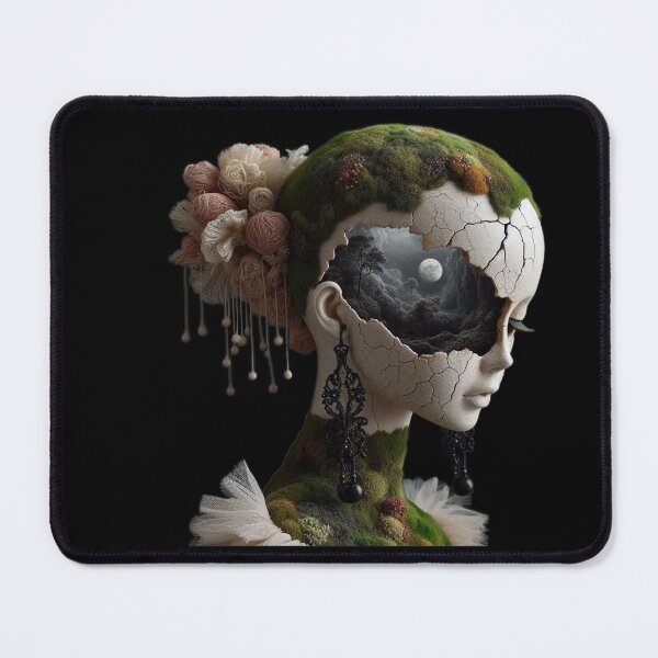 Item preview, Nature's Decay – Cracked Moss Doll and Midnight Moon designed and sold by LujziWorld.