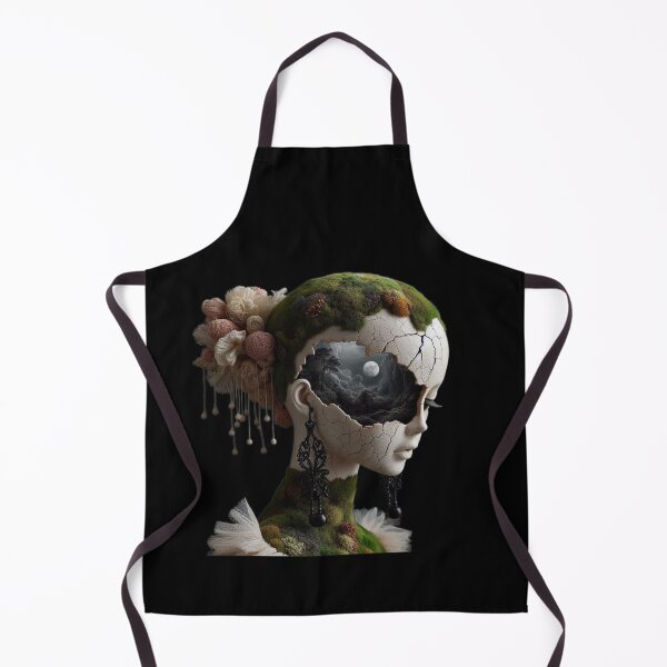 Item preview, Nature's Decay – Cracked Moss Doll and Midnight Moon designed and sold by LujziWorld.