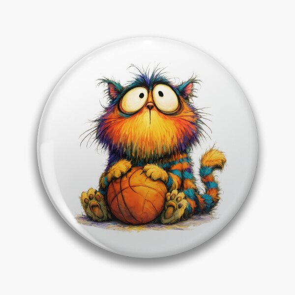 Item preview,   Basketball Cat | Funny Cat Playing Basketball | Sports Lover Gift designed and sold by GGAUL.