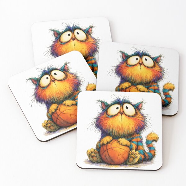 Item preview,   Basketball Cat | Funny Cat Playing Basketball | Sports Lover Gift designed and sold by GGAUL.
