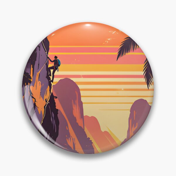 Item preview, Railay Beach Thailand Vintage Travel Poster Tropical Coastal Wall Art designed and sold by Spirit of Siam.