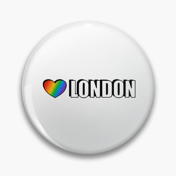 Artikelvorschau, Ich liebe London Rainbow Heart entworfen und verkauft von Inspirationmotivation.