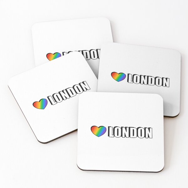 Item preview, I love London Rainbow Heart designed and sold by Inspirationmotivation.