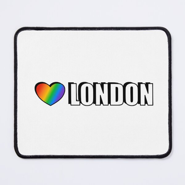 Item preview, I love London Rainbow Heart designed and sold by Inspirationmotivation.