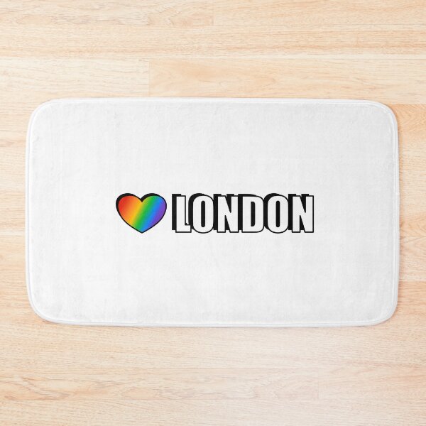Item preview, I love London Rainbow Heart designed and sold by Inspirationmotivation.