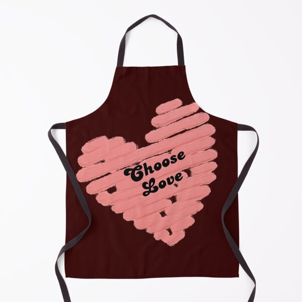 Item preview, Choose Love – Hand Painted Pink Heart Typography | Romantic Valentine's Day Design designed and sold by VariusDesigns.