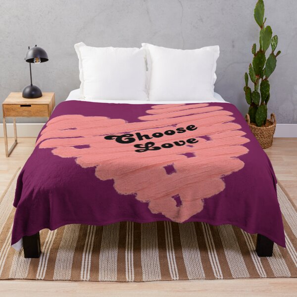 Item preview, Choose Love – Hand Painted Pink Heart Typography | Romantic Valentine's Day Design designed and sold by VariusDesigns.
