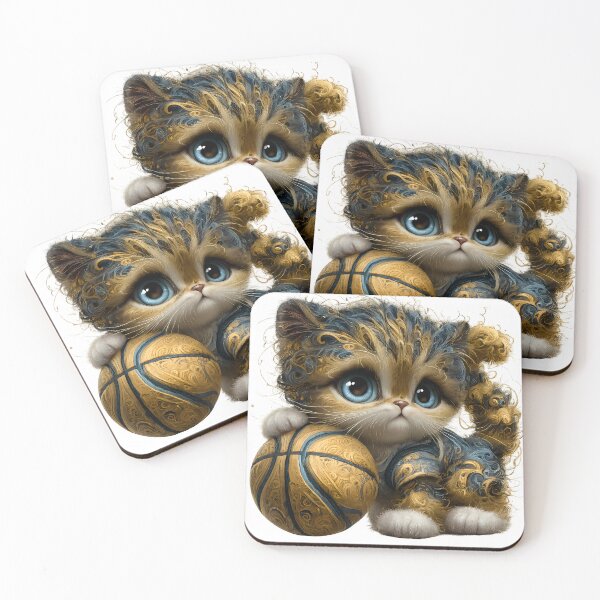 Item preview,   Basketball Cat | Funny Cat Playing Basketball | Sports Lover Gift designed and sold by GGAUL.