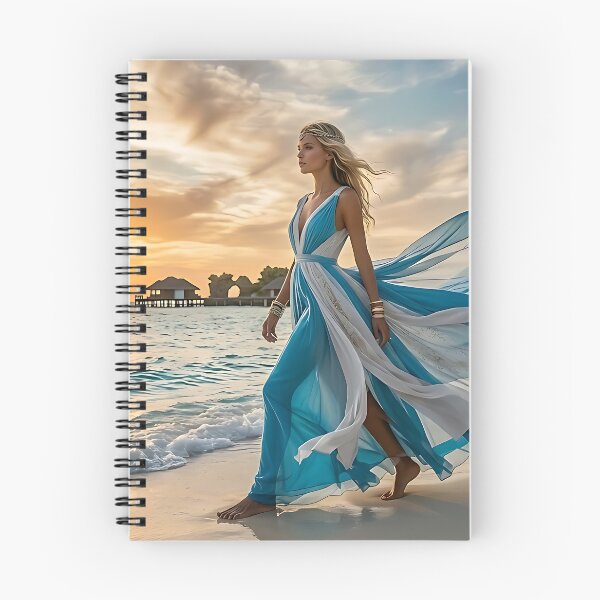 Item preview, Ethereal Blonde Model in Maldives Sunset Couture designed and sold by ToxicInkArt.