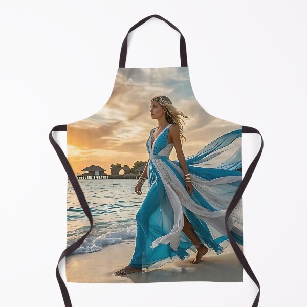 Item preview, Ethereal Blonde Model in Maldives Sunset Couture designed and sold by ToxicInkArt.