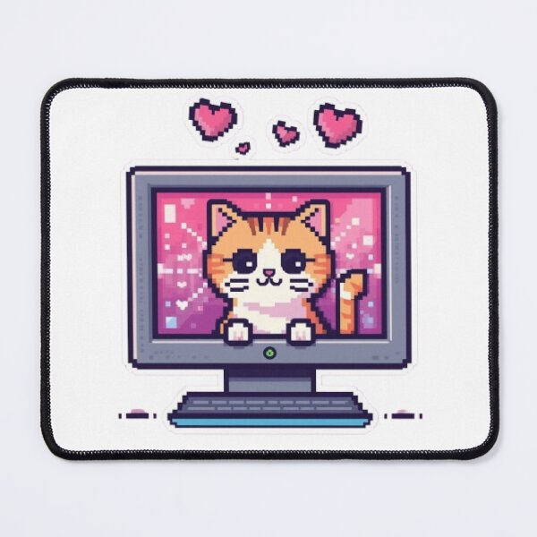 Item preview, Cat.exe Running Gaming Sticker designed and sold by Stylestickers55.
