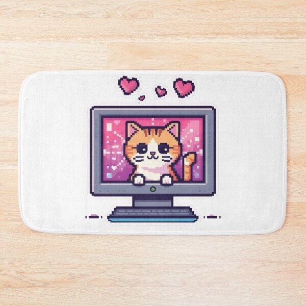 Item preview, Cat.exe Running Gaming Sticker designed and sold by Stylestickers55.