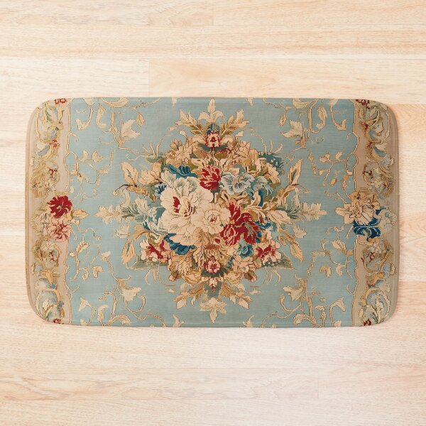 Item preview, Antique Floral Oriental Vernal Color Rug designed and sold by GrinGalore.