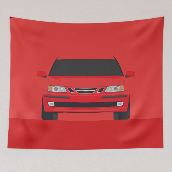 Item preview, Saab 9-3 - Vector drawing designed and sold by yohannlp.