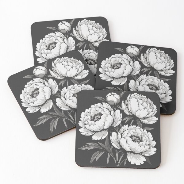 Item preview, Peonies vintage pattern designed and sold by Grypis.