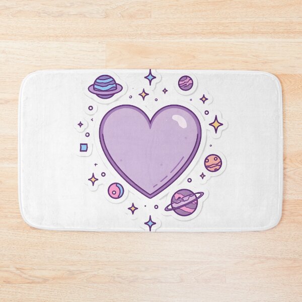 Item preview, Purple Galaxy Heart Sticker | Cute Space Aesthetic Planet Love Design designed and sold by dreamz-world.