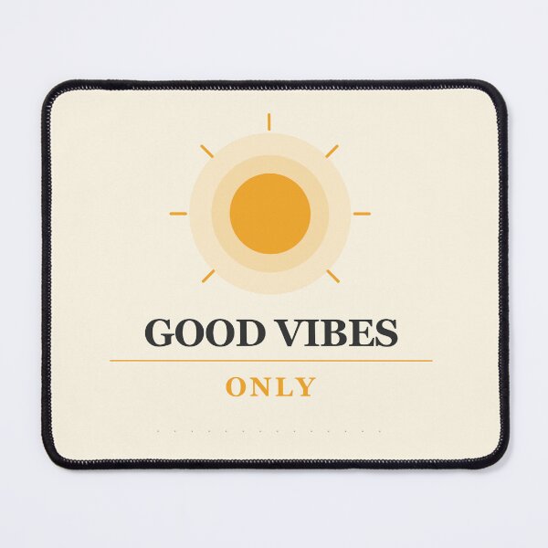 Item preview, Good Vibes Only Retro Sun Positive designed and sold by InkRise Studio.