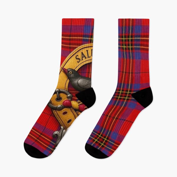 Item preview, Abernethy Crest and Leslie Modern tartan designed and sold by Kirrindy Designs.