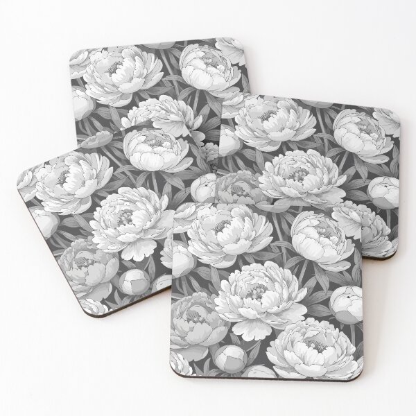 Item preview, Peonies vintage pattern designed and sold by Grypis.