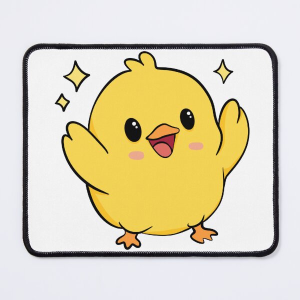 Item preview, Happy Kawaii Baby Chick Cheerful Yellow Bird Sparkles designed and sold by LYAN-STORE.