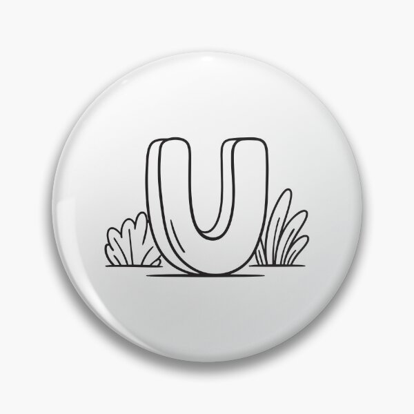 Item preview, Letter U Beside Underbrush designed and sold by rasagamastore.