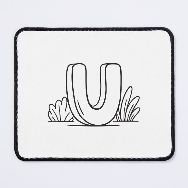 Item preview, Letter U Beside Underbrush designed and sold by rasagamastore.