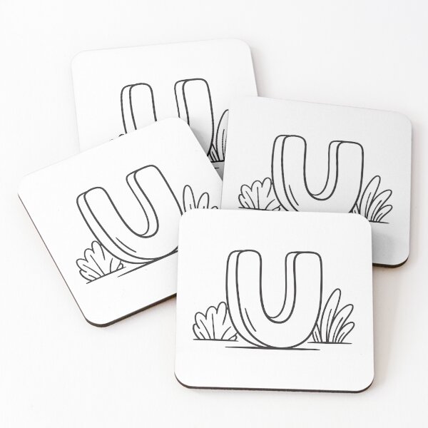 Item preview, Letter U Beside Underbrush designed and sold by rasagamastore.