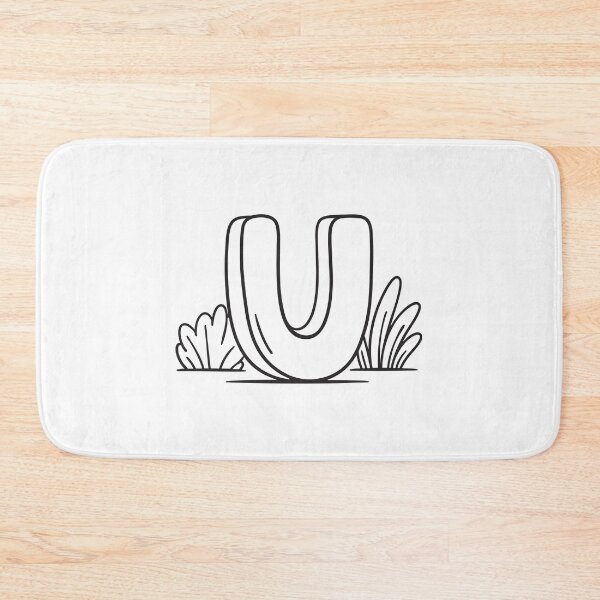 Item preview, Letter U Beside Underbrush designed and sold by rasagamastore.