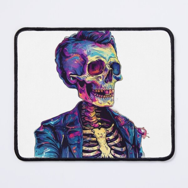 Item preview, Vintage Skeleton Goth Vibrant Illustration designed and sold by Shadow-Stone.