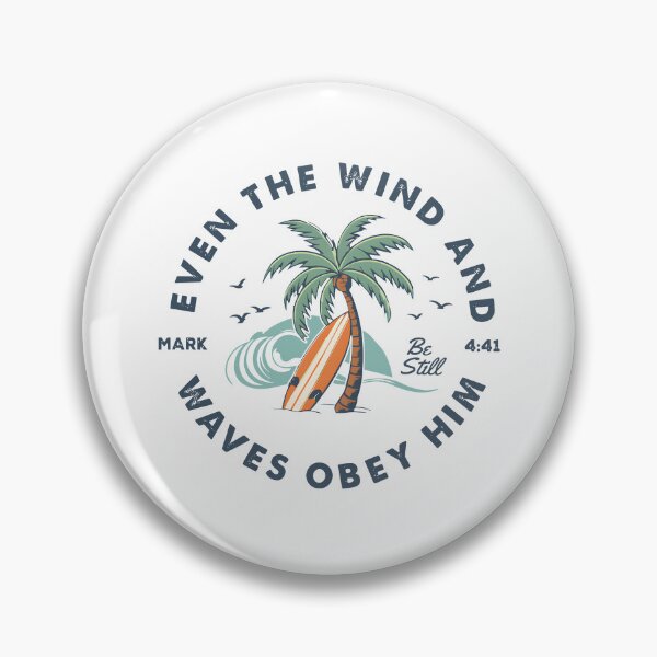 Item preview, Even The Wind And Waves Obey Him designed and sold by Home-Crea-Abode.
