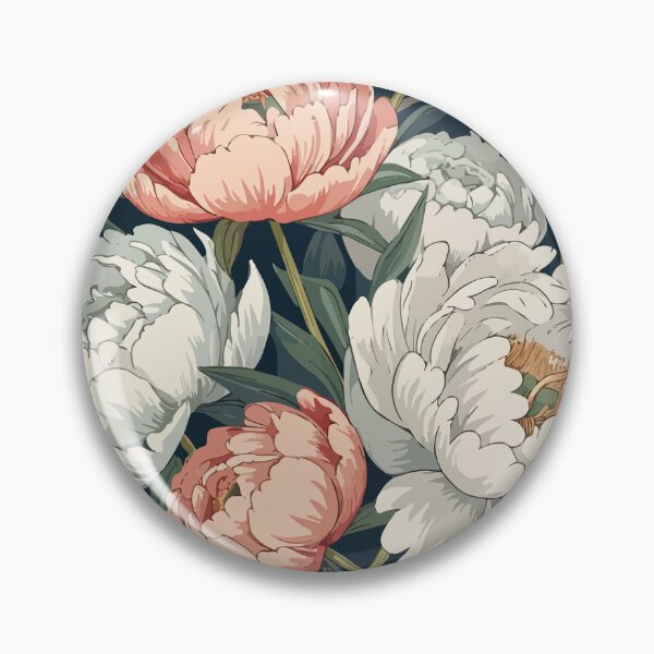 Item preview, Peonies vintage pattern designed and sold by Grypis.