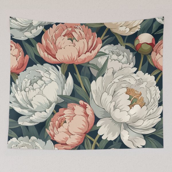Item preview, Peonies vintage pattern designed and sold by Grypis.
