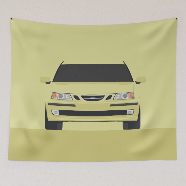 Item preview, Saab 9-3 - Vector drawing designed and sold by yohannlp.