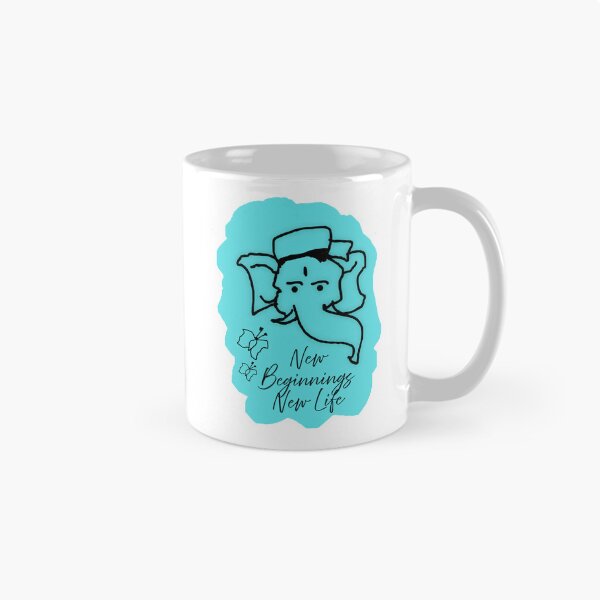Item preview, Minimalist Lord Ganesha Line Art | New Beginnings, New Life | Modern Spiritual Art designed and sold by Cozyroomdairies.