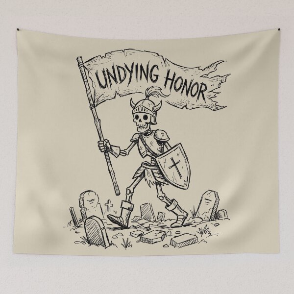 Item preview, Grave Crest March - Skeleton Knight designed and sold by bapupa.