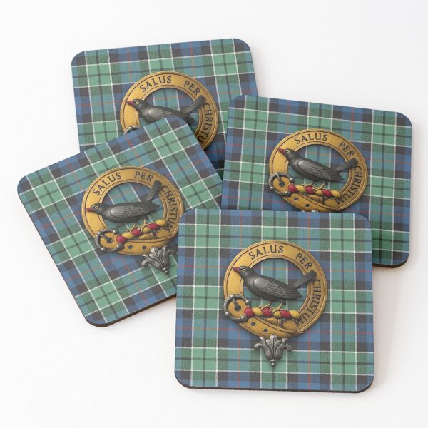 Item preview, Abernethy Crest and Leslie Hunting Tartan designed and sold by Kirrindy Designs.