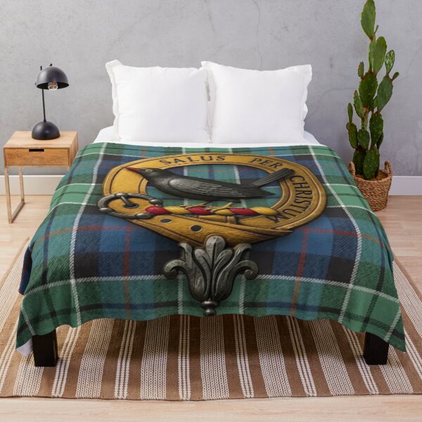 Item preview, Abernethy Crest and Leslie Hunting Tartan designed and sold by Kirrindy Designs.